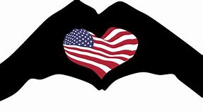 Image result for American Flag Heart Black Background