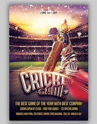 Image result for Cricket Tournament Flyer