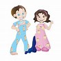 Image result for Cartoon Girl in Pajamas