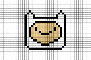 Image result for Coartoon Pixelated On Grid