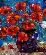 Image result for Red and Blue Flower Painting Wallpaper