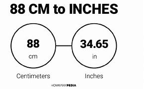 Image result for How Long Is 88 Centimeters