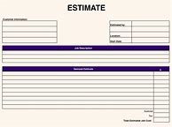Image result for Contractor Estimate Sheets Free