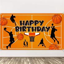 Image result for Happy Birthday Basketball Banner