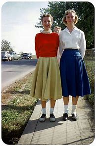 Image result for 50s Teen Fashion