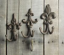 Image result for Vintage Ornate Cast Iron Coat Hooks