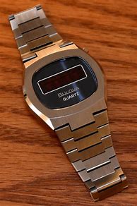 Image result for Retro Black Red LED Watch