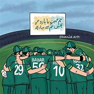 Image result for Cricket Team Members Cartoon