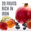 Image result for Fruits Rich in Iron