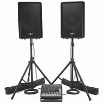 Image result for Mixer and Audio Speakers