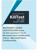 Image result for Azure 900 Exam MCQ