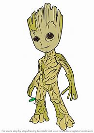 Image result for Groot Drawing Sketch