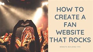 Image result for Fan Website Page Template