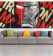 Image result for Light-Up Iron Man Wall Art