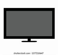 Image result for Flat Screen TV Clip Art Black and White
