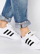 Image result for Adidas High Top Black with White Stripes
