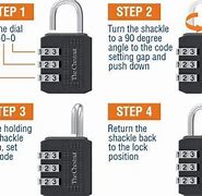 Image result for How to Reset a Lock