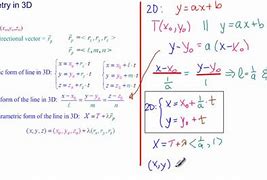 Image result for Parametric Vector Form
