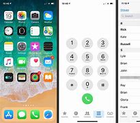 Image result for Photo of iPhone Contacts List