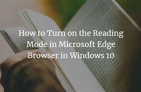 Image result for Reading Mode in Windows 10 Laptop