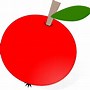 Image result for Simple Red Apple Clip Art