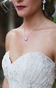 Image result for Necklace to Wear with V-Neck Dress