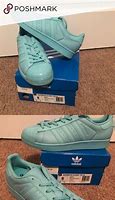 Image result for Green Adidas Superstar Shoes