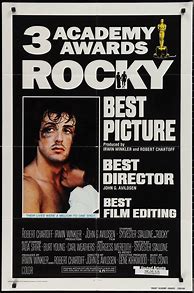 Image result for Rocky 1 Movie Poster