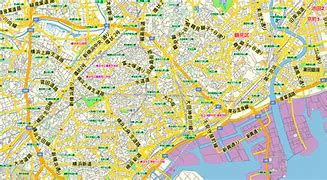 Image result for Yokohama City Japan Map
