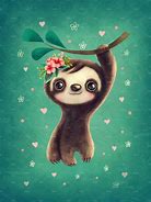 Image result for Funny Sloth Art