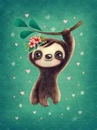 Image result for Cute Sloth Drawing