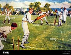 Image result for Cricket Ground Paintings
