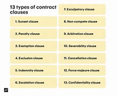 Image result for Common Contract Types