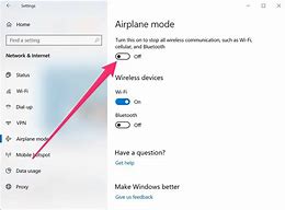 Image result for Turning Off Airplane Mode