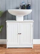 Image result for Under Sink Bathroom Cabinet