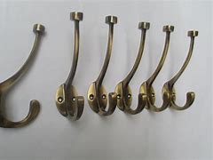 Image result for Brass Double Coat Hooks