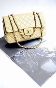 Image result for Chanel Black Quilted White CC Logo Purse