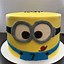 Image result for Homemade Minion Birthday Cake