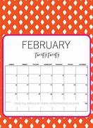 Image result for February Printable Calendar Page