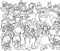 Image result for Mario Adult Coloring Pages