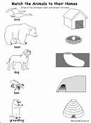 Image result for Animal Homes Matching