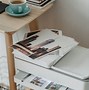 Image result for White Desktop Printer Stand