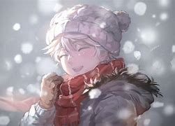 Image result for Winter Anime Boy with Red Hair