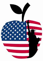 Image result for USA Big Apple Cartoon