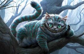 Image result for Smiling Cat Alice in Wonderland