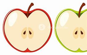 Image result for Half Apple ClipArt