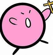 Image result for Kirbo Holding Cross