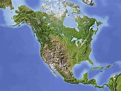 Image result for Terrain Map North America Continent