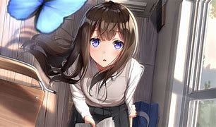 Image result for Anime Girl Looking at You 4K HD