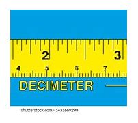 Image result for Ruler Decimeter Meter